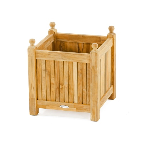 18109 square planter box angled view on white background