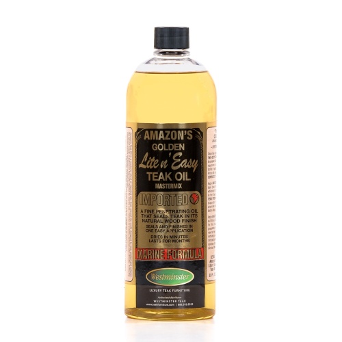 30121 Amazon Lite N Easy Teak Oil 32 ounce bottle on white background