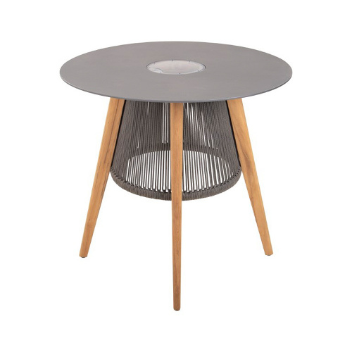 45103 Luna Small 30 inch round Table in angled side view on white background