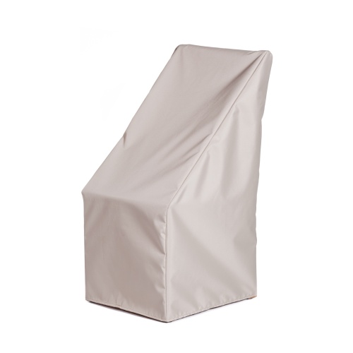 61315 Veranda Side Chair Cover for 11315 Veranda Teak Side Chair side angled view on white background 