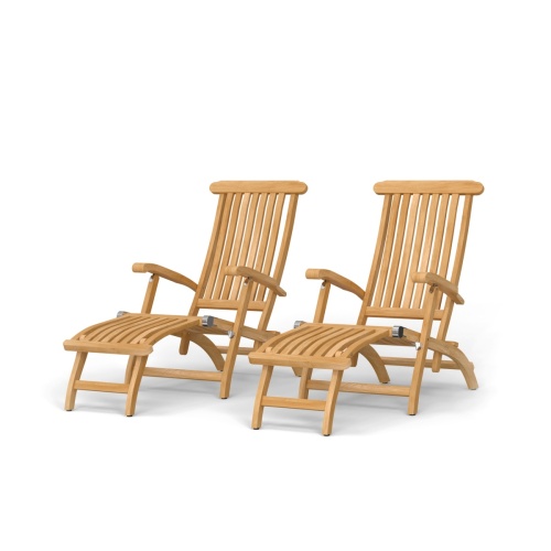 70511 Barbuda Double Steamer Set showing upright position in angled side view on white background