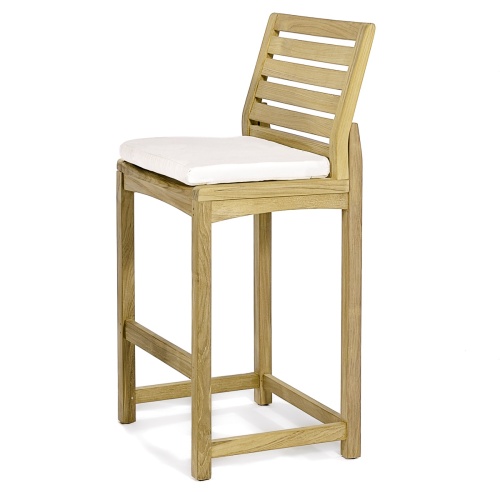 image of 72466MTO canvas color cushion on Somerset Barstool Seat with white background