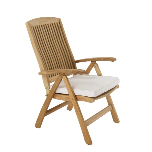 Image of 72569MTO canvas color cushion on Barbuda Recliner seat