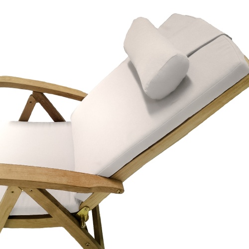 image of 72569SBMTO canvas color seat and back cushion on a Barbuda Recliner on white background