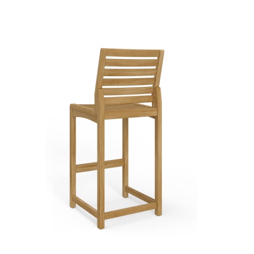 11812 Somerset Side Barstool in angled view of chair back on a white background