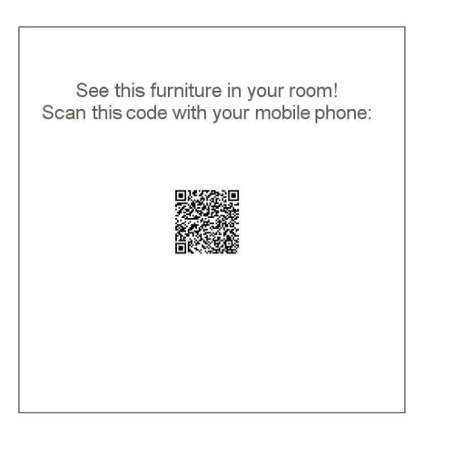 13122DP Large Laguna Sofa AR QR Code on white background