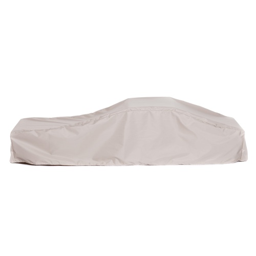 60002DP Chaise Lounger Cover side view for product 30002DP Malaga Chaise Lounger on white background
