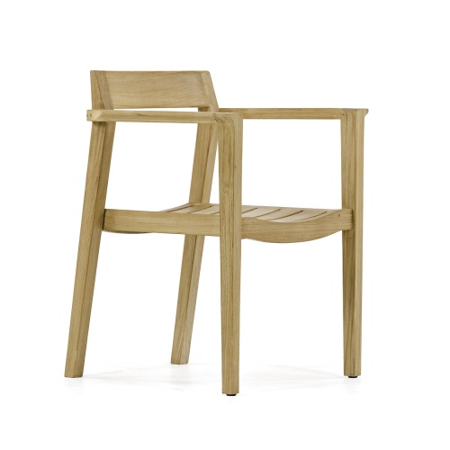 70478 Vogue Horizon dining chair right side angled on white background