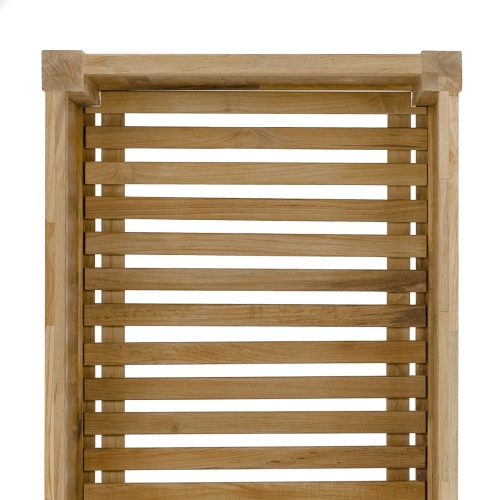 18131 rectangular five foot planter top view on white background