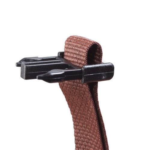 61004DP Malaga Left Side Sectional Cover showing closeup of securing strap clasp on white background