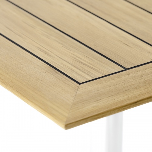 teak wood cafe bistro table