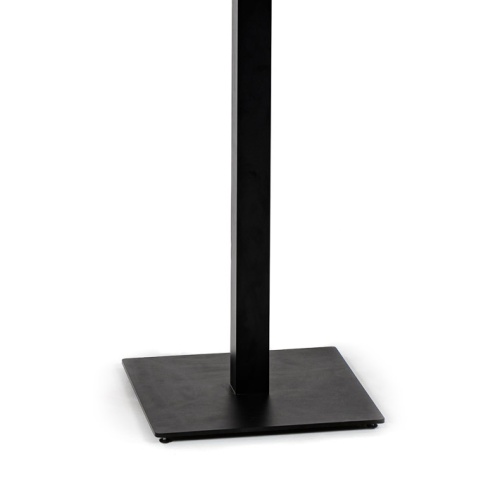 70725 Vogue Black Steel Table Base on white background