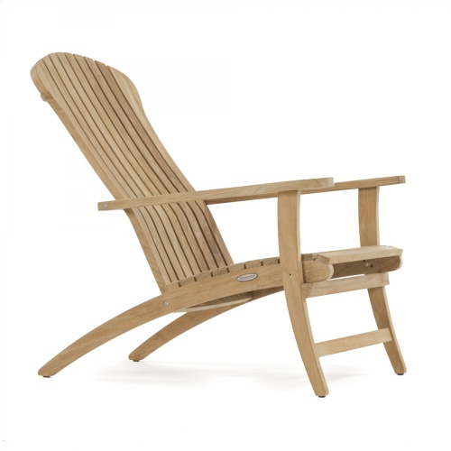 12221 Adirondack chair side view on white background 