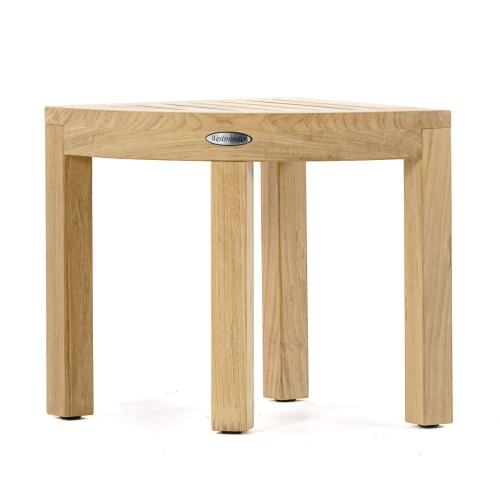 18818 Pacifica Corner Spa Stool rear view on white background
