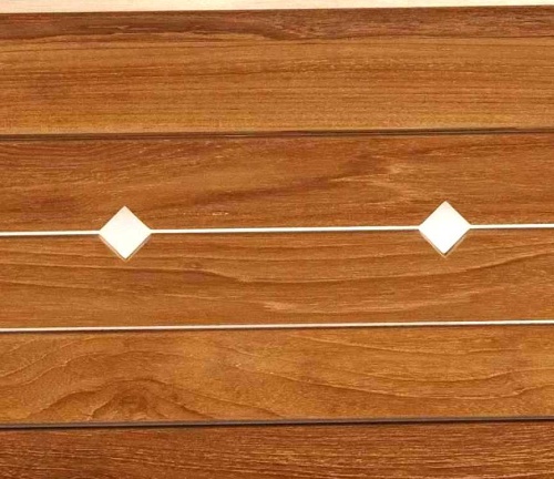 70506 Craftsman teak lounge chair closeup of side design on white background