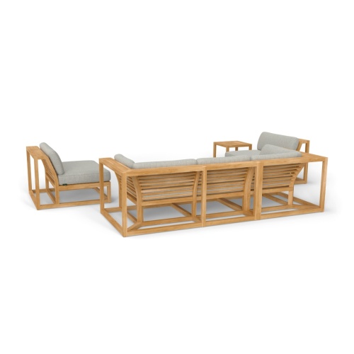 70232 Maya 6 pc Sofa Set  in angled back view on a white background