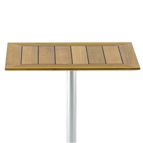 teak and stainless steel outdoor chairs