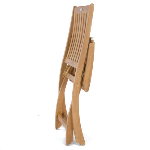 70050 Montserrat Barbuda folding side chair angled on white background