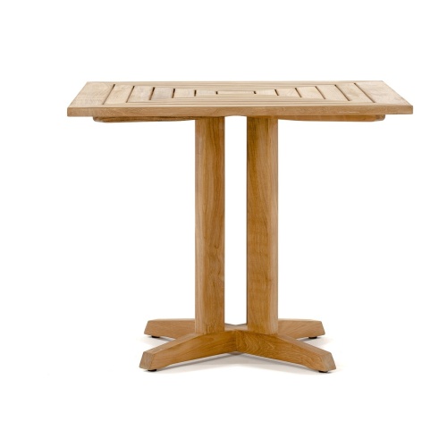 15815 Pyramid 36 inch Square Dining Table in side view on white background