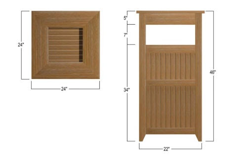 18167 palazzo three receptacle autocad on white background