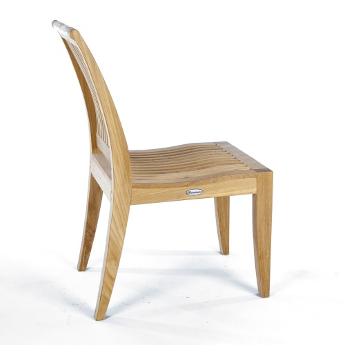 70698 Laguna side chair facing left angled view on white background
