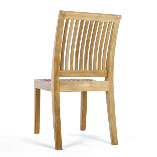70698 Laguna side chair rear facing view of chair back on white background