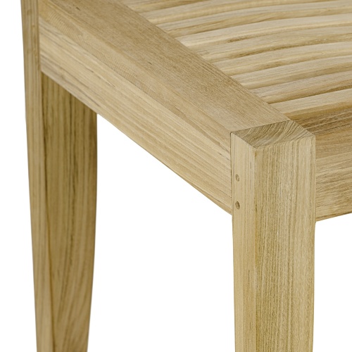 Refurbished Laguna Teak Side Chair - Picture E
