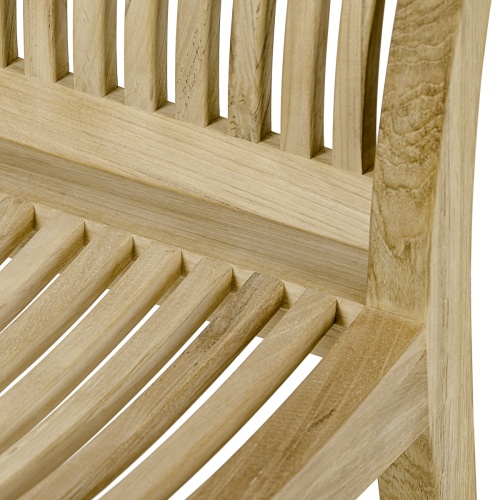 Refurbished Laguna Teak Side Chair - Picture H