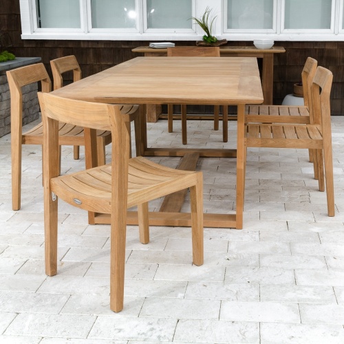 Horizon Teak Side Chair - Picture D