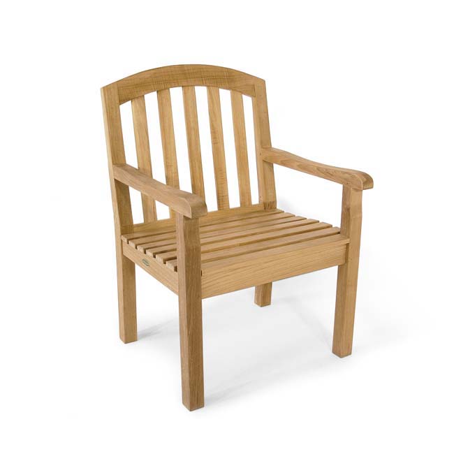 Curved Back Armchair