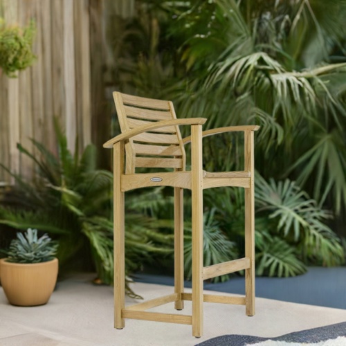 Somerset Teak Bar Stool - Picture B