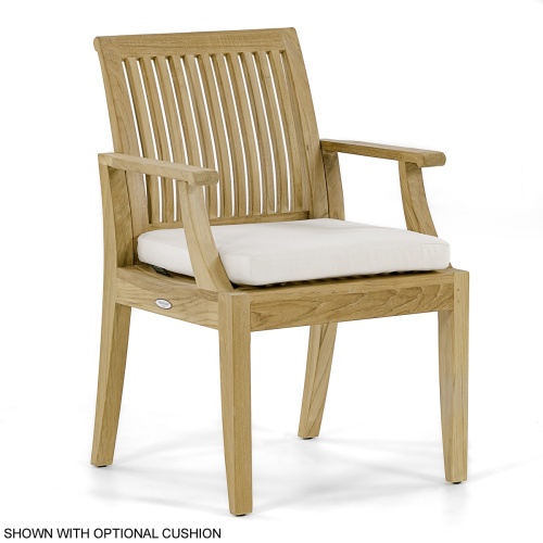 Laguna Teak Dining Armchair - Picture K