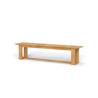 6 ft Horizon Teak Backless Bench