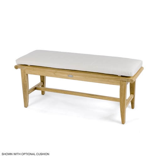 4 ft Laguna Teak Backless Bench - Picture L