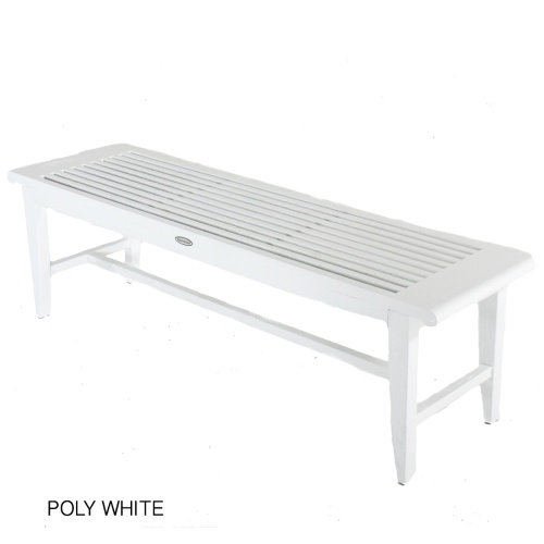 4 ft Laguna Teak Backless Bench - Picture M
