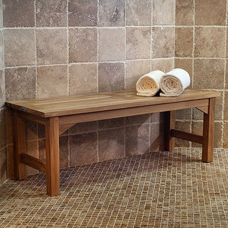 4 ft Veranda Teak Backless Bench