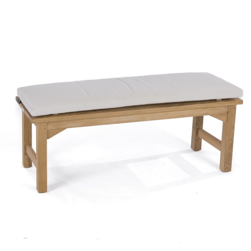 4 ft Veranda Backless Teak Bench - Picture K
