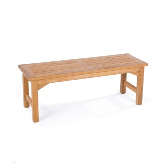 4 ft Veranda Teak Backless Bench