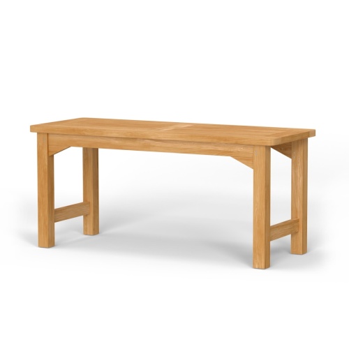42 inch Veranda Teak Backless Bench - Picture A