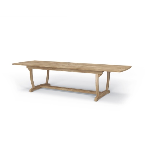 Veranda Rectangular Teak Extension Dining Table - Picture A