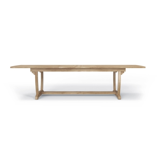 Veranda Rectangular Teak Extension Dining Table - Picture G
