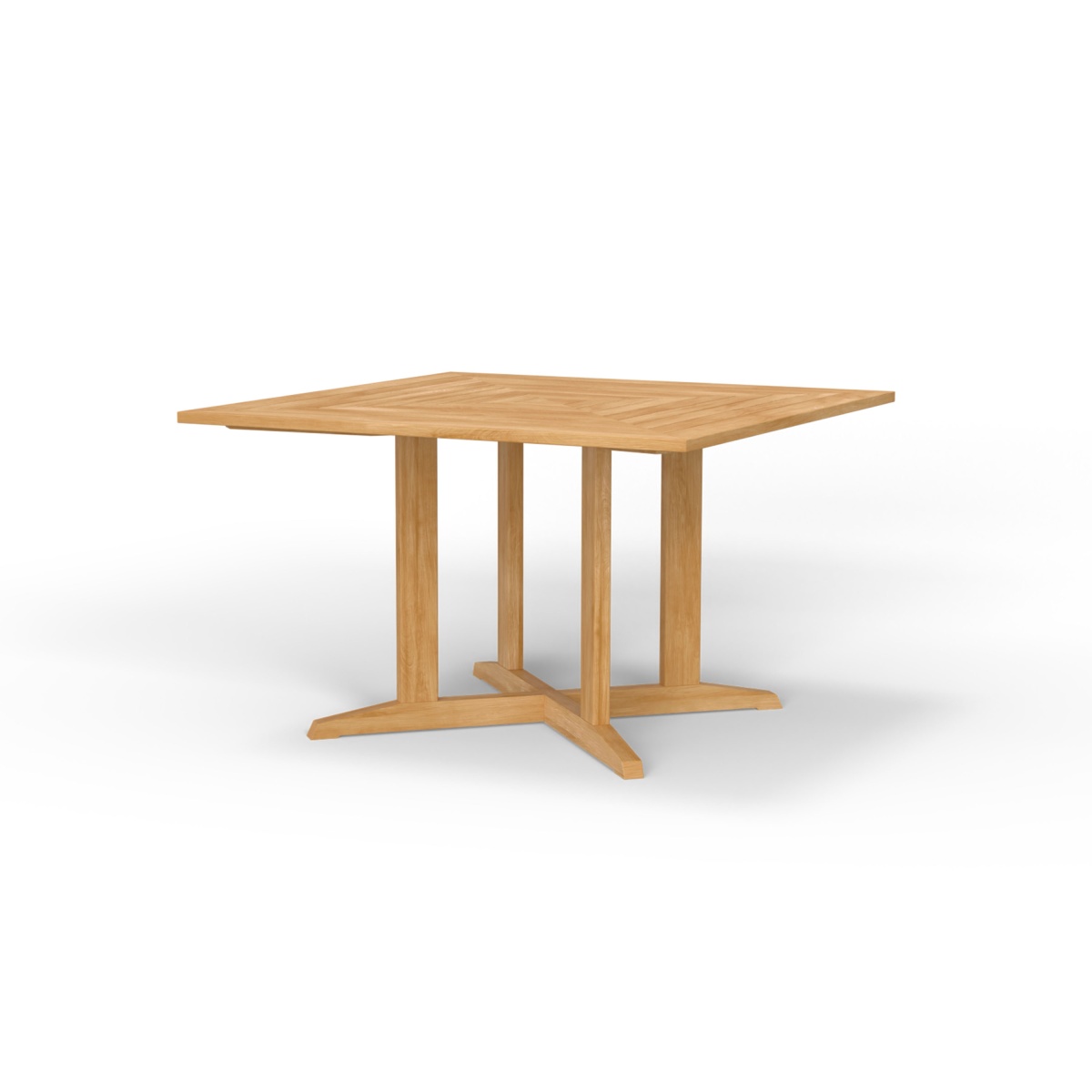 48" Pyramid Teak Table