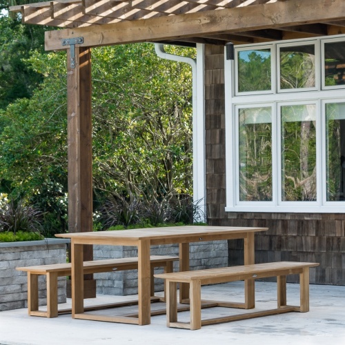 Horizon Teak Extension Dining Table - Picture E