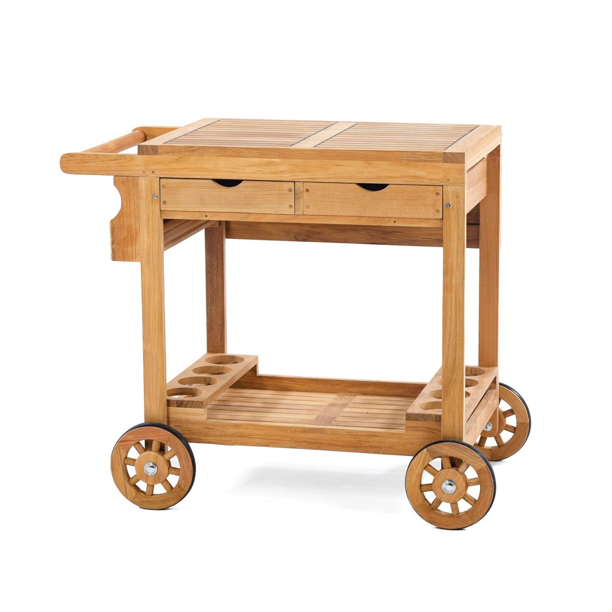 Alicante Teak Trolley Cart