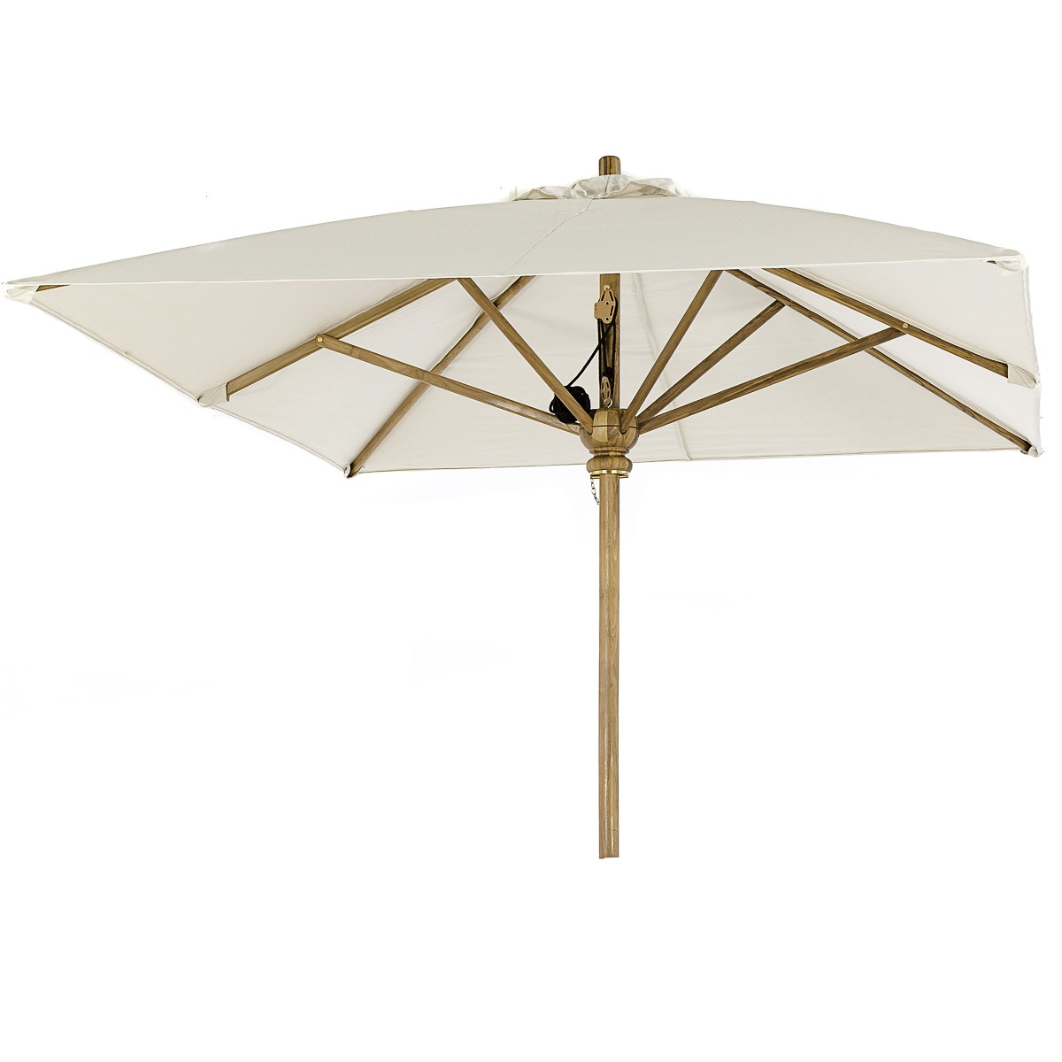 Teak Rectangular Umbrella 78W x 118L