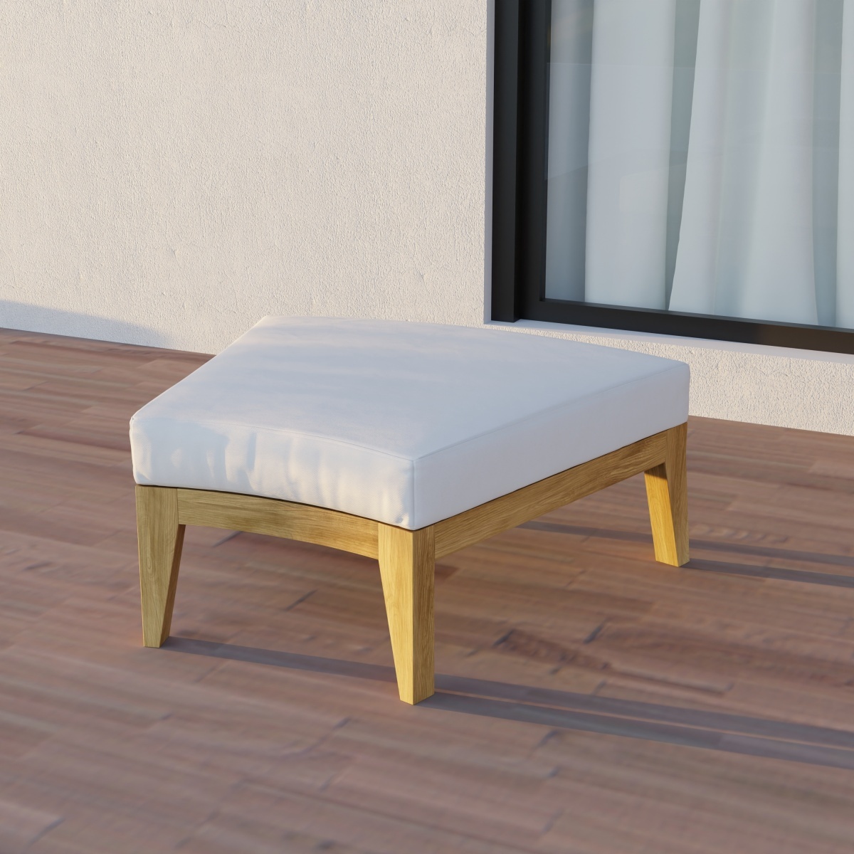 Kafelonia Backless Bench 1 Seater - Frame Only