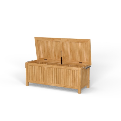 5 ft Somerset Teak Storage Box - Picture A