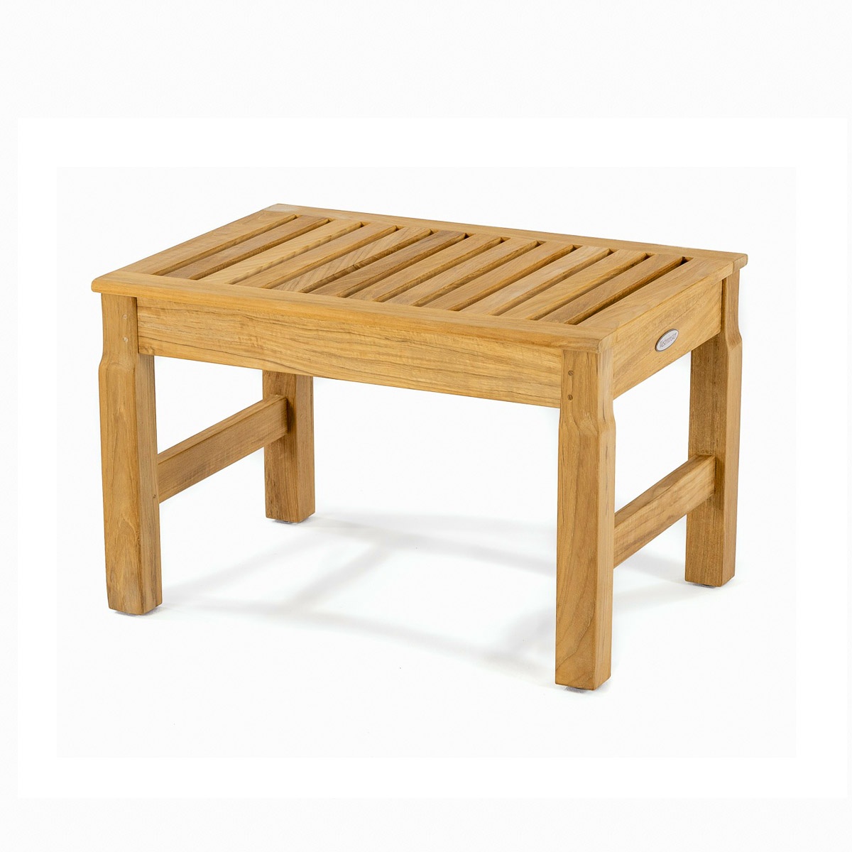 24" Teak Shower Stool