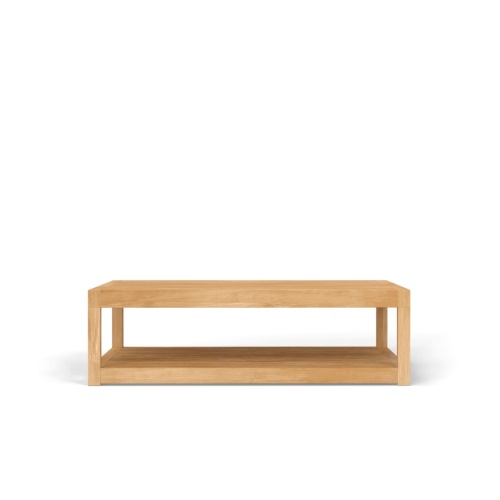 Maya Square Teak Coffee Table - Picture B