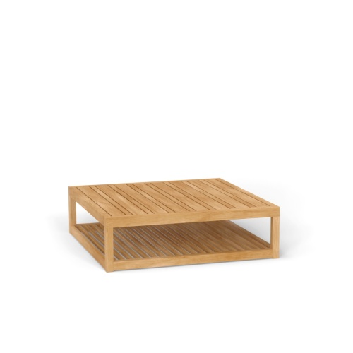 Maya Square Teak Coffee Table - Picture C